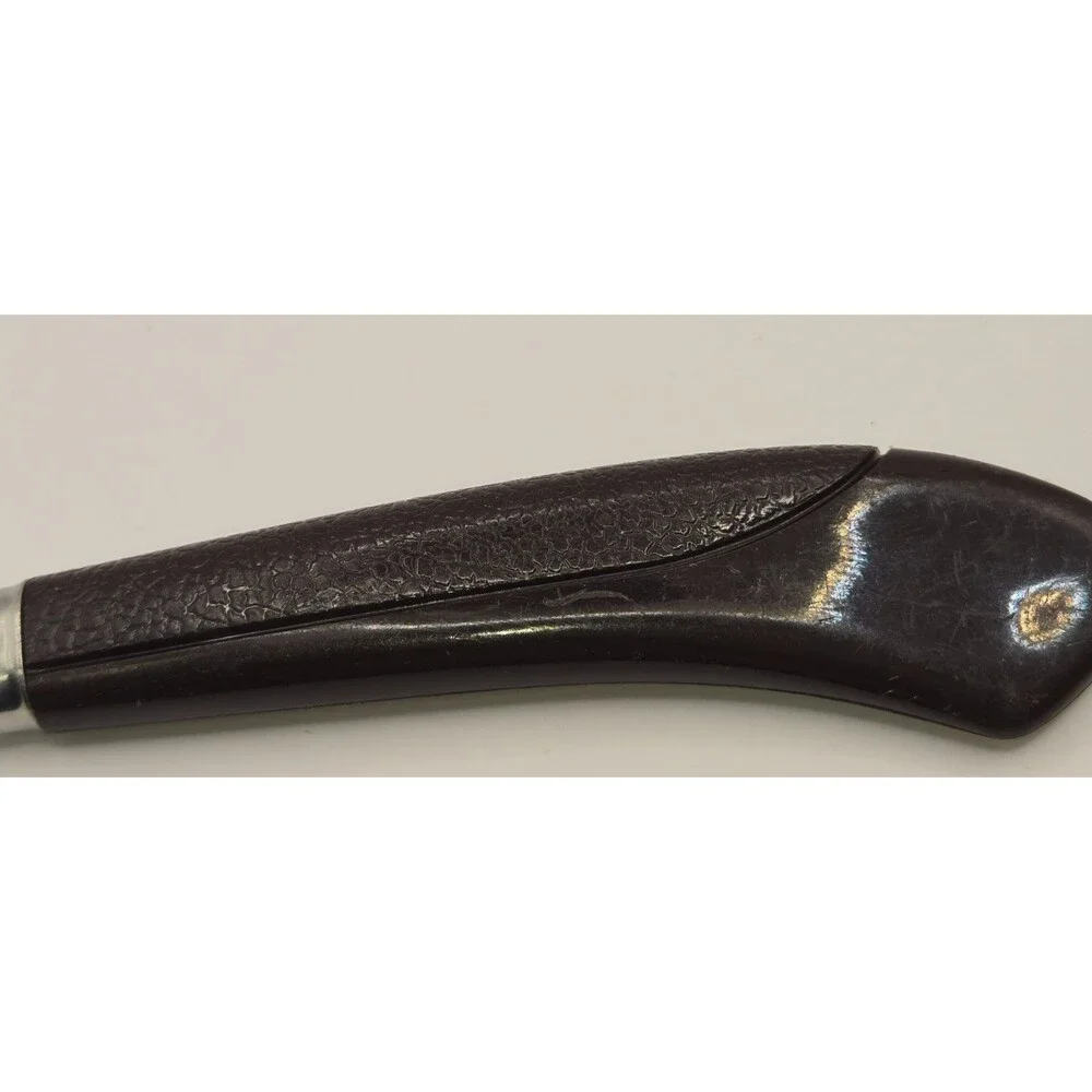 Vintage Vintage Ginsu Steak / Paring Knife Stainless Steel USA Dark Brown Compos